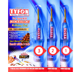 Pack of 3 Triple Action Magic Cockroach killer Gel
