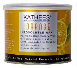 Kathees Orange  Liposoluble Wax - 400ml