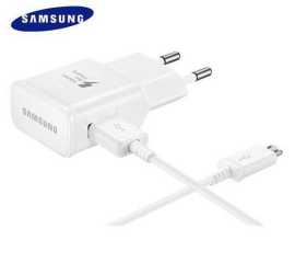 Samsung Fast Charging Charger With Cable For Android Phones - White
