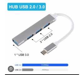4 Port USB Hub With Type-C 3.1 adopter