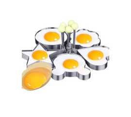 Egg Molds Stainless Steel Set For Kitchen - (Pack Of 4)