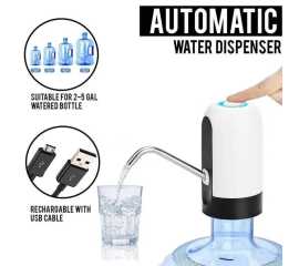 Portable Automatic Electric Water Pump Dispenser Drinking Bottle Usb Rechargeable