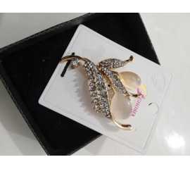 Fancy Metal Brooch Pin For Hijab or Dupatta