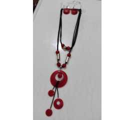 Fancy Stylish Mala with Earrings Jewellery Set For Women - 1 Set