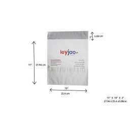 Pack of 20 - Leyjao Small Packaging Plastic Envelope  ( W10" x H11" + 2" )