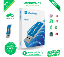 Microsoft Original Windows 11 Pro 64 Bit 8GB Bootable USB 3.0