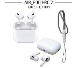 Airpods Pro 2 In Buzzer Edition White Wireless Bluetooth With Free Silicon Case