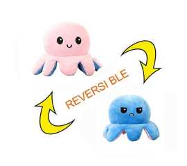 Reversible Octopus Stuffed Creative Mood Change Double-Sided Flip