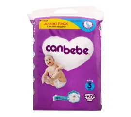 Canbebe Jumbo Mini No. 2, 3-6 KG 72-Pack