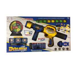 Double Air Pressure Foam Blaster Shooting Gun Toy