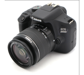 Canon EOS 2000D Camera With 18-55mm Lens