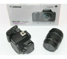 DSLR Canon Camera EOS 250D,24 .1MP SLR + Kit 18-55mm f 4-5.6 Lente IS STM + 64gb