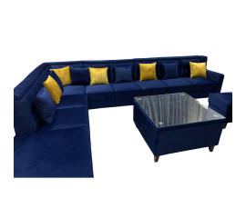 Carved Comfort L-Shape Sofa Set