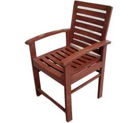 Wood Arm Chair Finish Polished