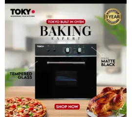 Tokyo Gas Built-in Oven 21by21 (M MATE - Black) - Brand Warranty