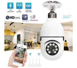 360° Wireless Wifi Panoramic Bulb Cctv Camera Security