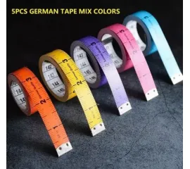 Tailor Measuring 5 Pcs German Tapr Multi Color