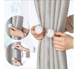 Magnetic Curtain Tieback Holder Clips Home Window Accessories