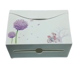 Acrylic Tissue Box Holder Modern Design Shape