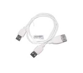 Y Shape USB Cable Female to 2 Plug Male and Male