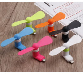 Mobile Phone Fan IPhone Mini Portable Flexible Iphone Port Fan