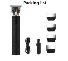 Vintage Dragon T9 Plastic Rechargeable Electric Hair Clipper