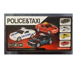 Remote Control RC Police Electric Car Toys for Kids