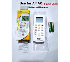 Universal Remote Ac Split & Inverted With Lcd 1000 In 1 - White