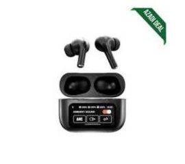 A9 Pro Touch Screen ANC Wireless Earbuds With Bluetooth 5.0