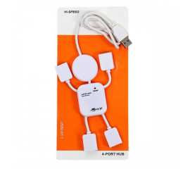 Mini Usb 2.0 High Speed 4-Port Usb Hub For Laptop Pc