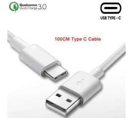 USB Type C Fast Charging Qualcomm Quick Charge QC 2.0/ QC 3.0 Data Cable 100 CM