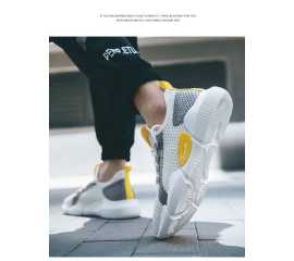 Fashion Men's Casual Shoes - White Color