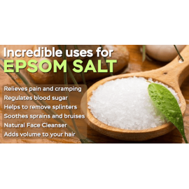 1KG Epsom Salt Natural Mineral Fertilizer/Beauty Health