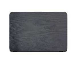 Universal Laptop Back Skin Wooden Texture - Black