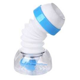 Water Saver Tap Aerators 360° Rotate Faucet Swivel Bath Tap Adapter Filter - Blue