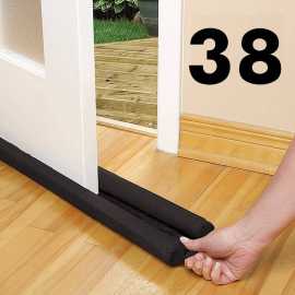 38 Inches Special Doors Dust Stopper - Black