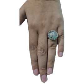 1 Piece Shiny Silver Plated Six Claws Ring for Girls Diamonds Rings For Girls