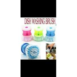 Dishwasher Brush with Washing Up Liquid Soap - 1 piece