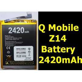 Q Mobile Z14 Battery Replacement with 2420mAh Capacity - 1 Piece