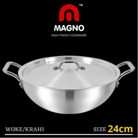 High Finish Cookware Magno Wok/Krahi 24cm