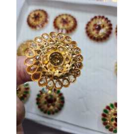 High Quality Big Round Umbrella Trendy Adjustable Size Ring For Girls And Women - 1 Piece