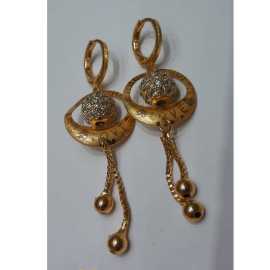 Earring Party Jewelry Gifts Gold Trendy Artificial Ear Rings  1 Pair