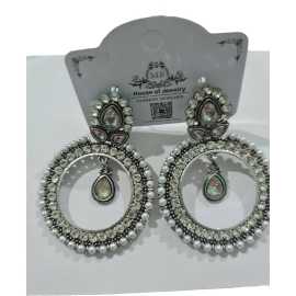 Trend Earring For Girls Bali Imported Bali Earrings Fancy Golden Women Earrings - 1 Pair