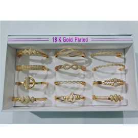 1 Piece 18 K Bracelet For Girls And Women