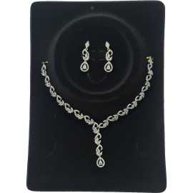 Indian Design Jewelry Necklace and Earrings With Complete Set Party Wear Necklace -1 Set