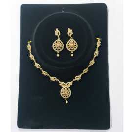 Indian Design Jewelry Necklace and Earrings With Complete Set Bridal