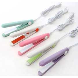Mini Easy Hair Straightener Electric White Color 1 Piece