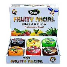 Kojic Charm & Glow Fruity Facial Kit Pack of 6