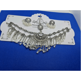 Afghani Matha Patti And Earrings Set  1 Set