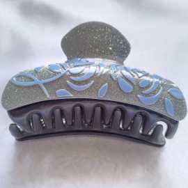 Modern Stylish Glitter Hair Claw Clip For Women Girls Glitter Coated With Plastic Gives You Gorgeous Look